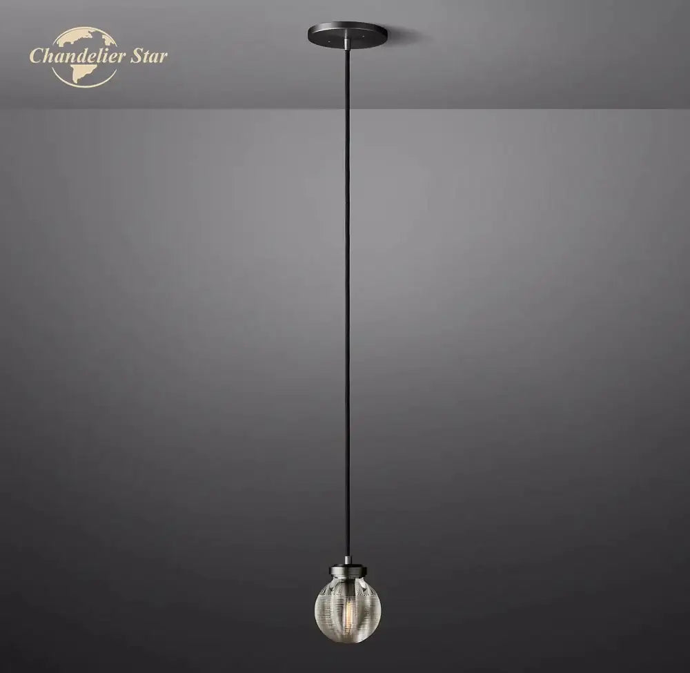 Modern brass decorbites crystal pearl pendant light kitchen glass