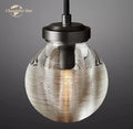 Modern brass decorbites crystal pearl pendant light kitchen glass