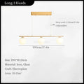 Modern brass french glass ball pendant light dining room