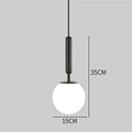 Modern brass golden glass balls ceiling light dining room cluster