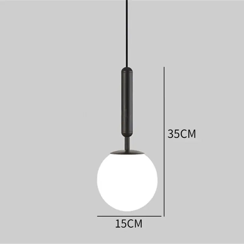 Modern brass golden glass balls ceiling light dining room cluster