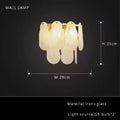 Modern bronze cloud glass led pendant light living room dimmable