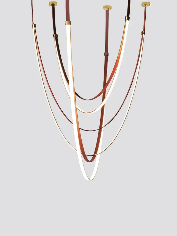 Modern brown & white decorbites designer belt light dining room