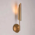 Modern brushed brass golden wall lamp for luxury bedroom decor