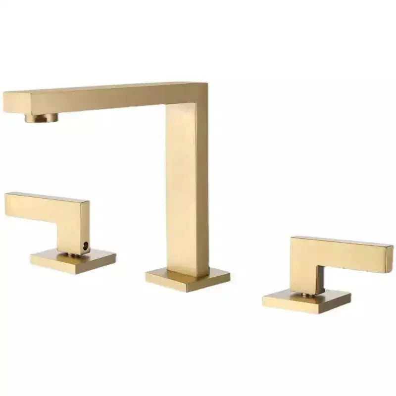 Modern brushed gold waterfall basin faucet bathroom sink tap