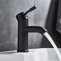 Modern brushed golden brass basin faucet bathroom mixer tap