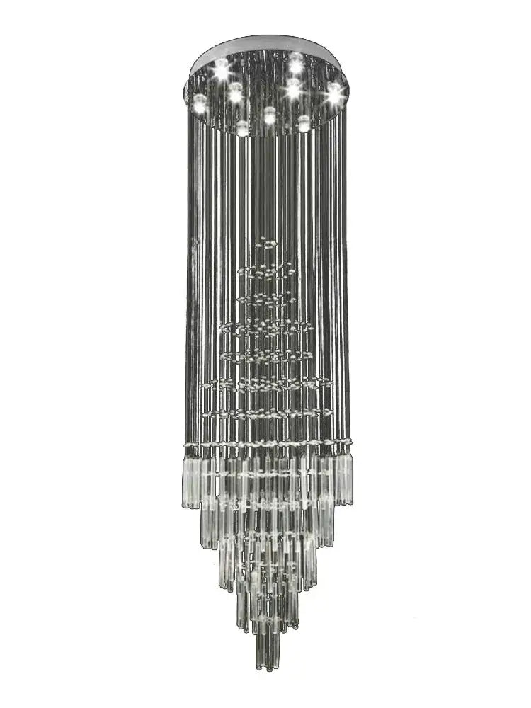 Modern cascading decorbites crystal chandelier for living room