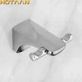Modern chrome crystal zinc robe hook bathroom towel rack