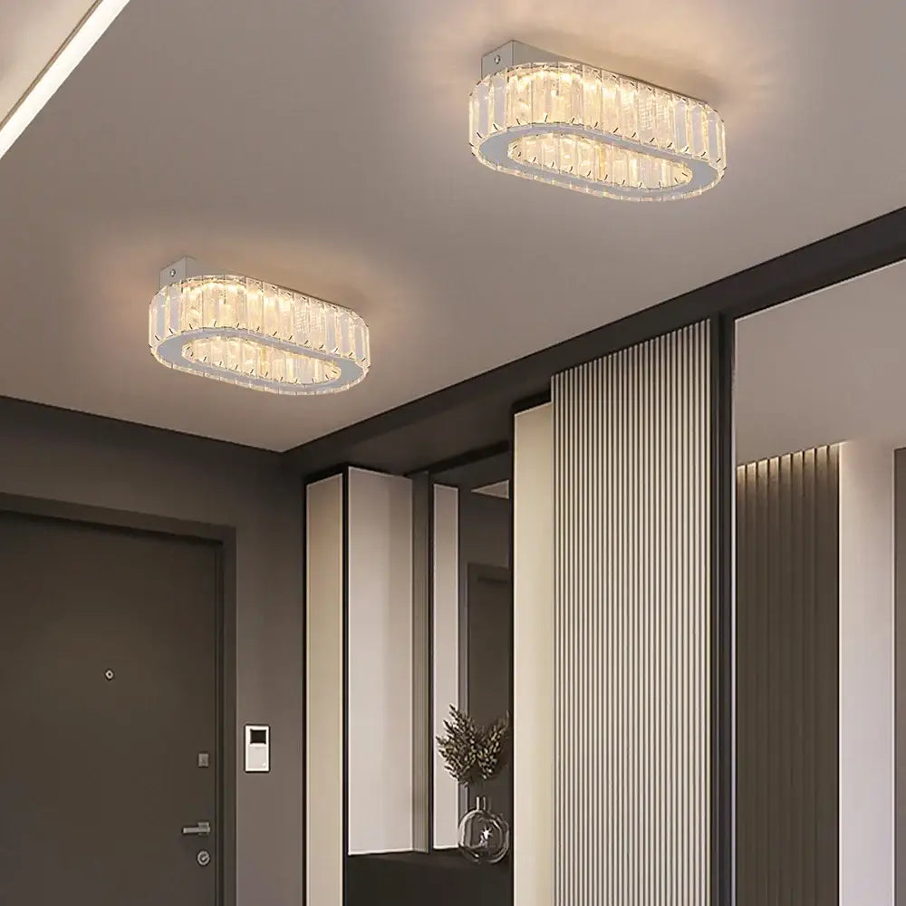 Modern chrome decorbites crystal ceiling chandelier living room light
