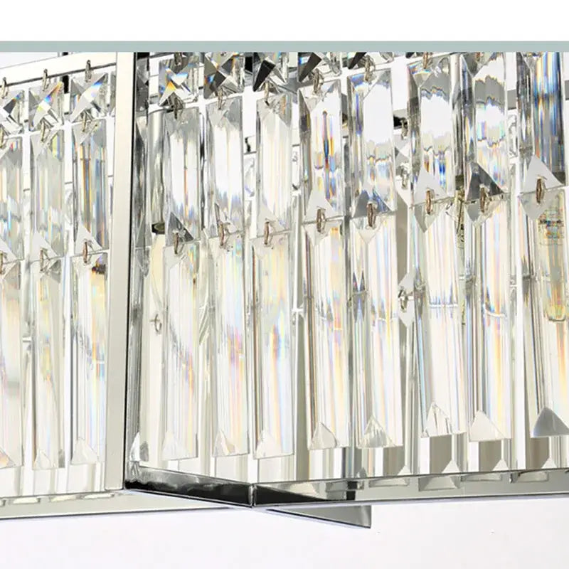 Modern chrome decorbites crystal chandelier for dining room