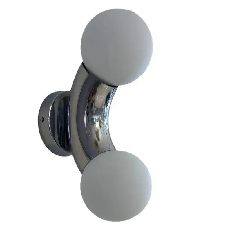 Modern chrome designer grape wall sconce – bedroom glass light