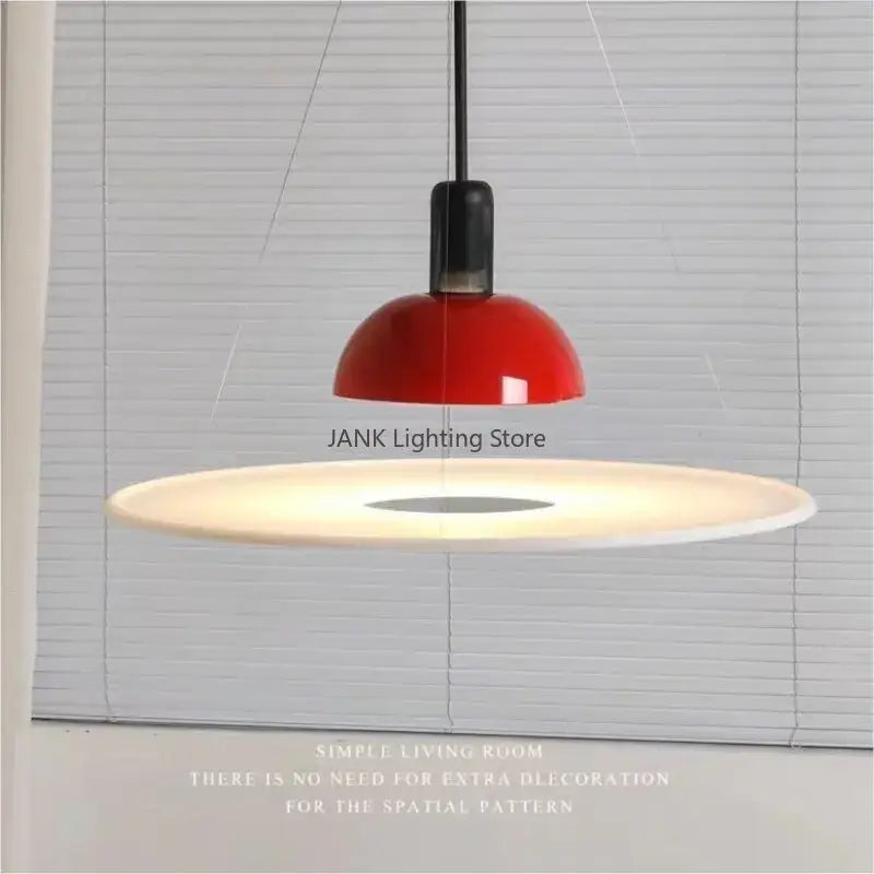 Modern chrome flying saucer chandelier for living room lighting