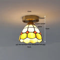 Modern chrome glass led ceiling light bedroom frosted ribbed lamp