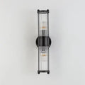 Modern chrome glass rod wall sconce – bathroom vanity lights