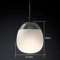 Modern chrome glass saucer led chandelier for living room lighting