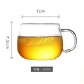 Modern clear borosilicate glass pitcher with stainless steel lid kitchen jug