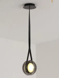 Modern clear glass designer pendant lights for bedroom
