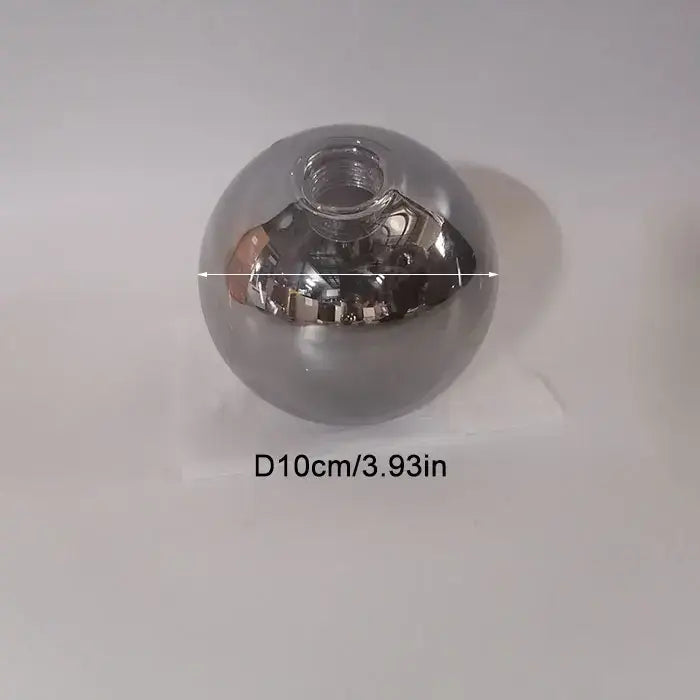 Modern clear & smoked glass shade replacement set living room globe