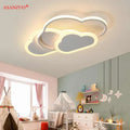 Modern cloud pink led ceiling light bedroom dimmable lighting