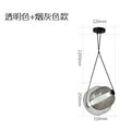 Modern colorful czech glass capsule pendant light for dining room