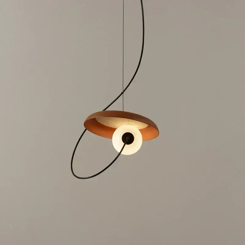 Modern copper decorbites grid color led pendant light dining room