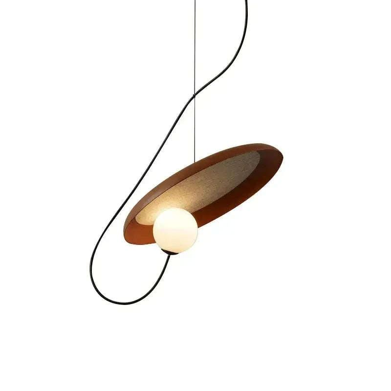 Modern copper decorbites grid color led pendant light dining room