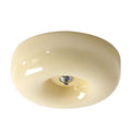 Modern cream bauhaus style ceramic ceiling lamp bedroom