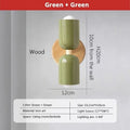 Modern cream zipper wooden wall lamp for bedroom illumination
