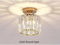 Modern crystal led ceiling light black cube fixture for kitchen
