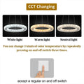Modern crystal led pendant chandelier – dining room art fixture