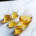 Modern crystal sake ice jug – dining room glass beverage carafe