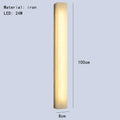 Modern cuboid marble led wall lamp bedroom dimmable lighting