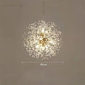 Modern dandelion crystal chandelier living room pendant light