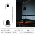Modern dark & natural adjustable wooden chandelier dining room