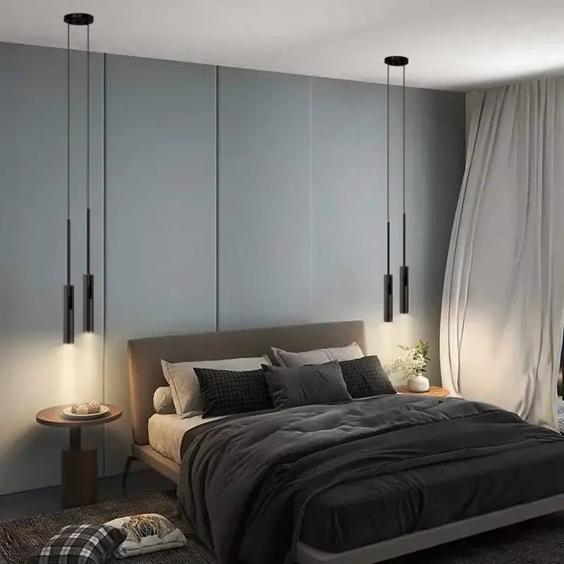 Modern decorbites black chandelier bedroom adjustable spotlight pendant