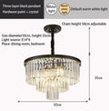 Modern decorbites crystal gold led chandelier for living room