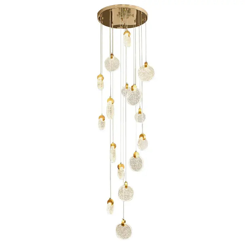 Modern decorbites crystal led chandelier living room orb pendant light