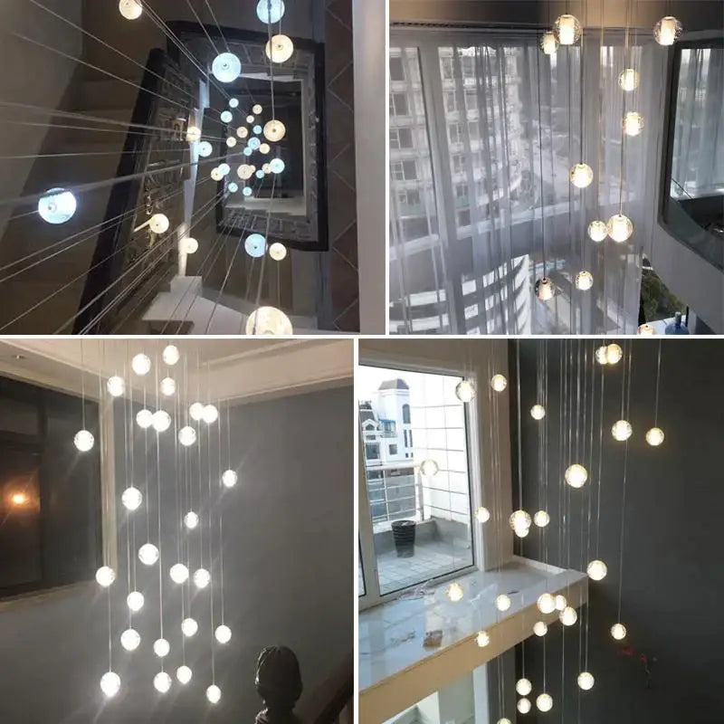 Modern decorbites crystal led chandelier living room pendant light