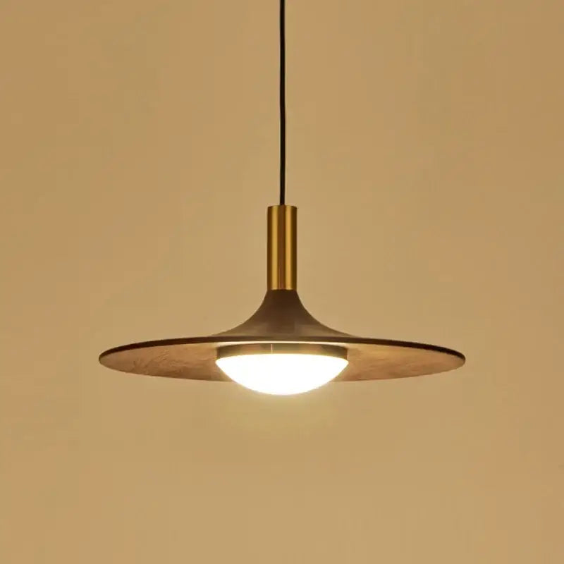 Modern decorbites flying saucer solid wood chandelier bedroom light