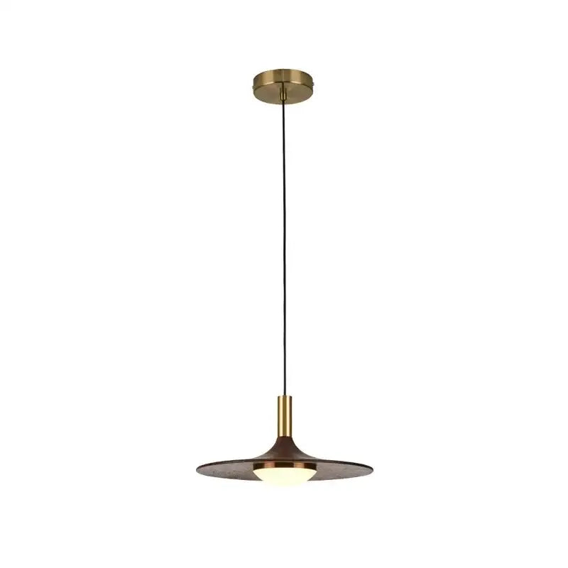 Modern decorbites flying saucer solid wood chandelier bedroom light