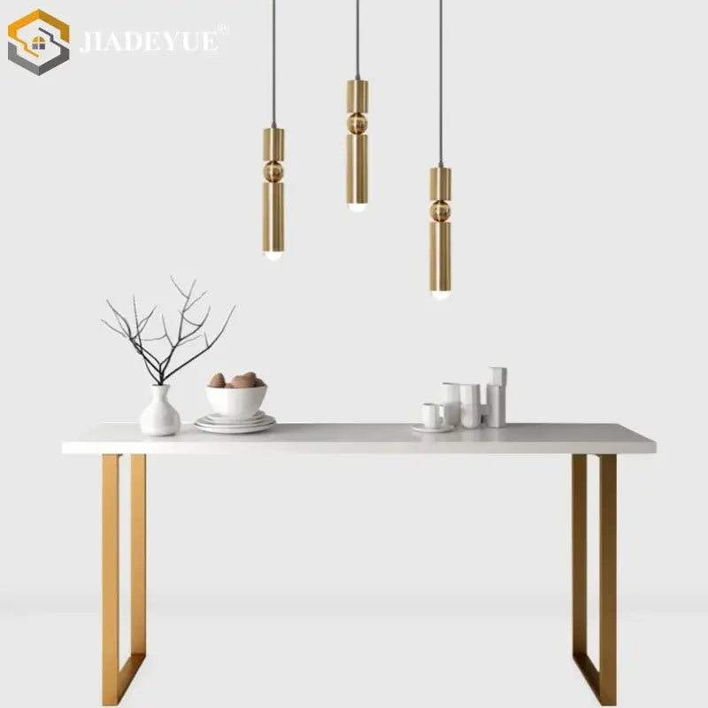 Modern decorbites golden led chandelier for dining room