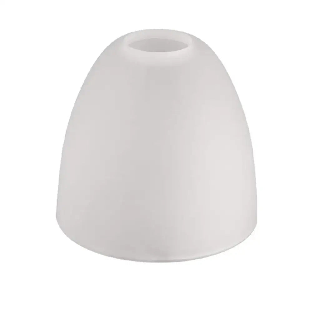 Modern dome white frosted glass shade living room pendant light