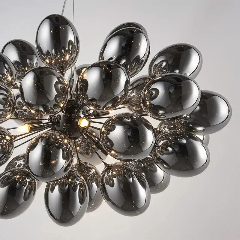 Modern elegant grape glass chandelier dining room pendant light