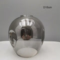 Modern faceted glass shade replacement for living room lamp cover