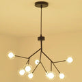 Modern firefly glass round ball chandelier dining room lighting