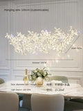 Modern floral decorbites crystal led chandelier for dining room