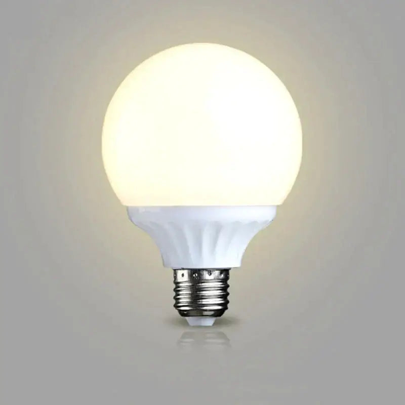 Modern frosted white e27 9w led bulb bedroom high brightness round lamp