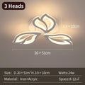 Modern geometric acrylic led ceiling light for living room bedroom