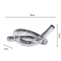 Modern geometric acrylic rope knot sculpture living room decor