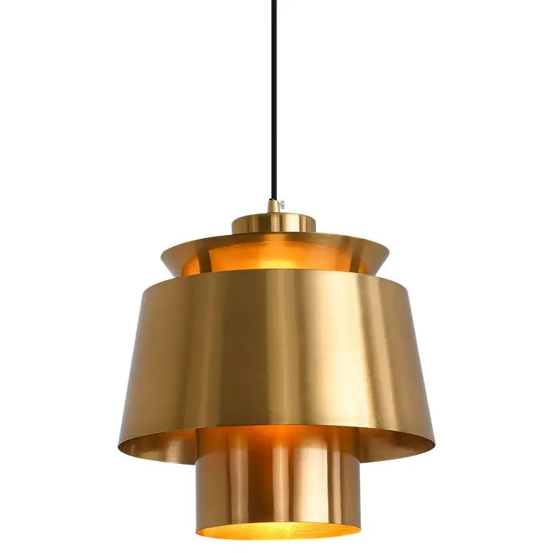 Modern geometric gold nordic chandelier for kitchen and living room